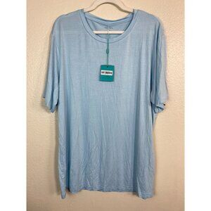 NEW Posh Peanut Light Blue T-Shirt Size 2XL Bamboo Short Sleeve Soft Casual